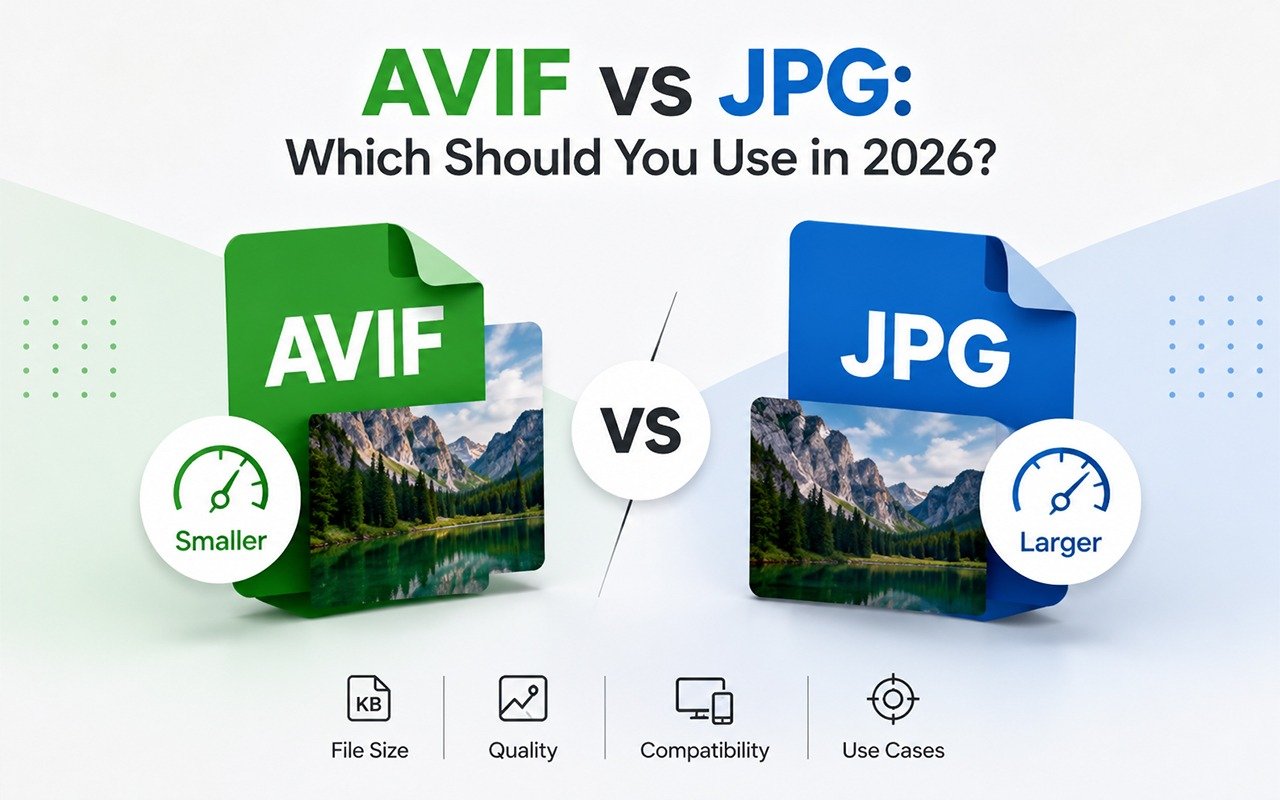 AVIF vs JPG: Which Should You Use in 2026?