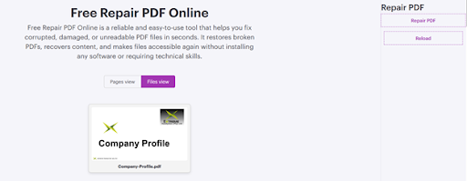 repair pdf