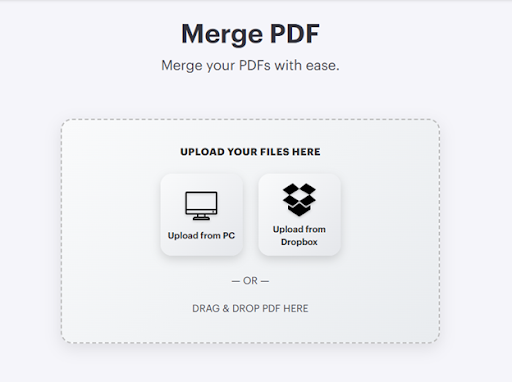 upload merge file